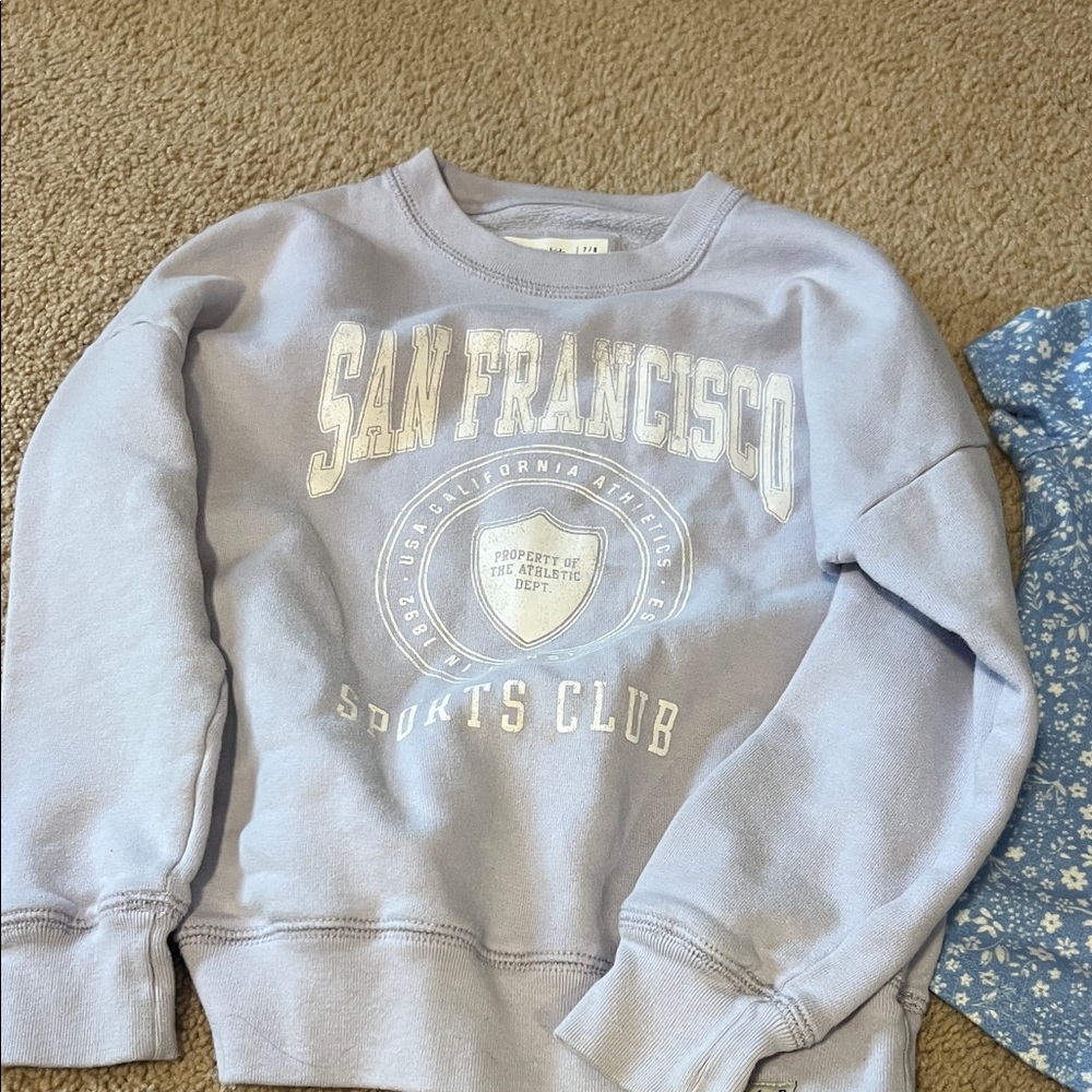 Girls Abercrombie Lot- size 7/8. Sweatshirt, t shirt, shirt
